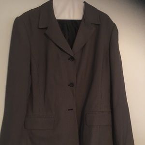 Navy blue and cream suit jacket great condition